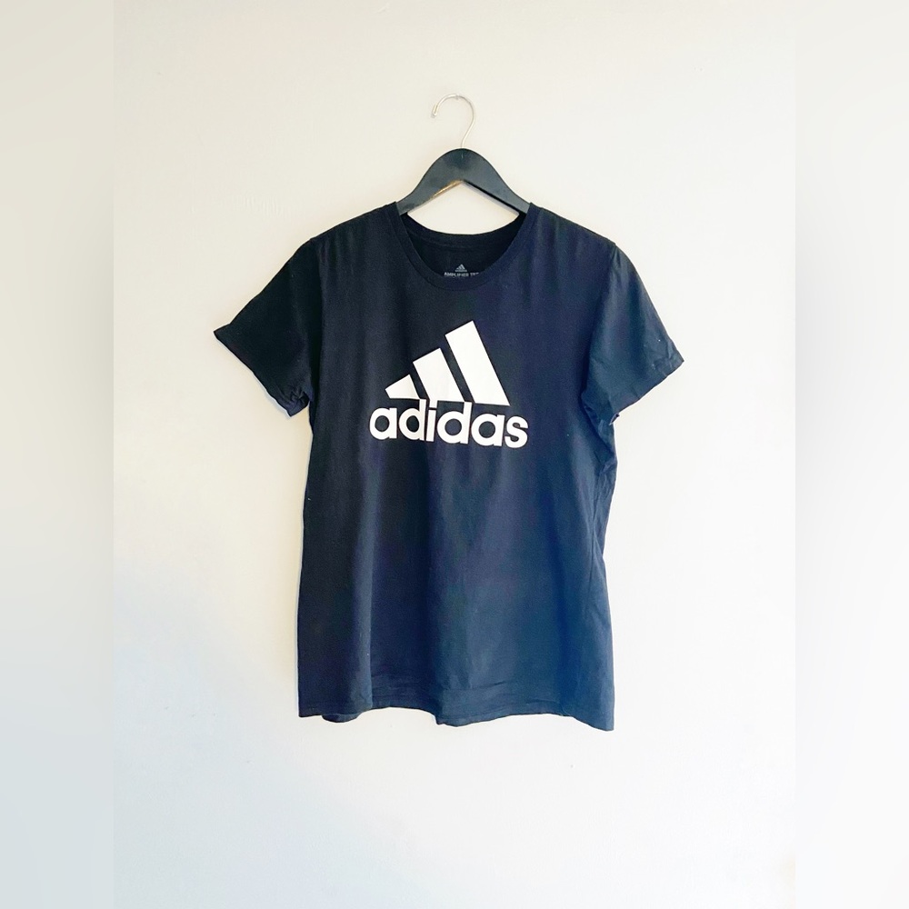 Black and white Adidas T-Shirt